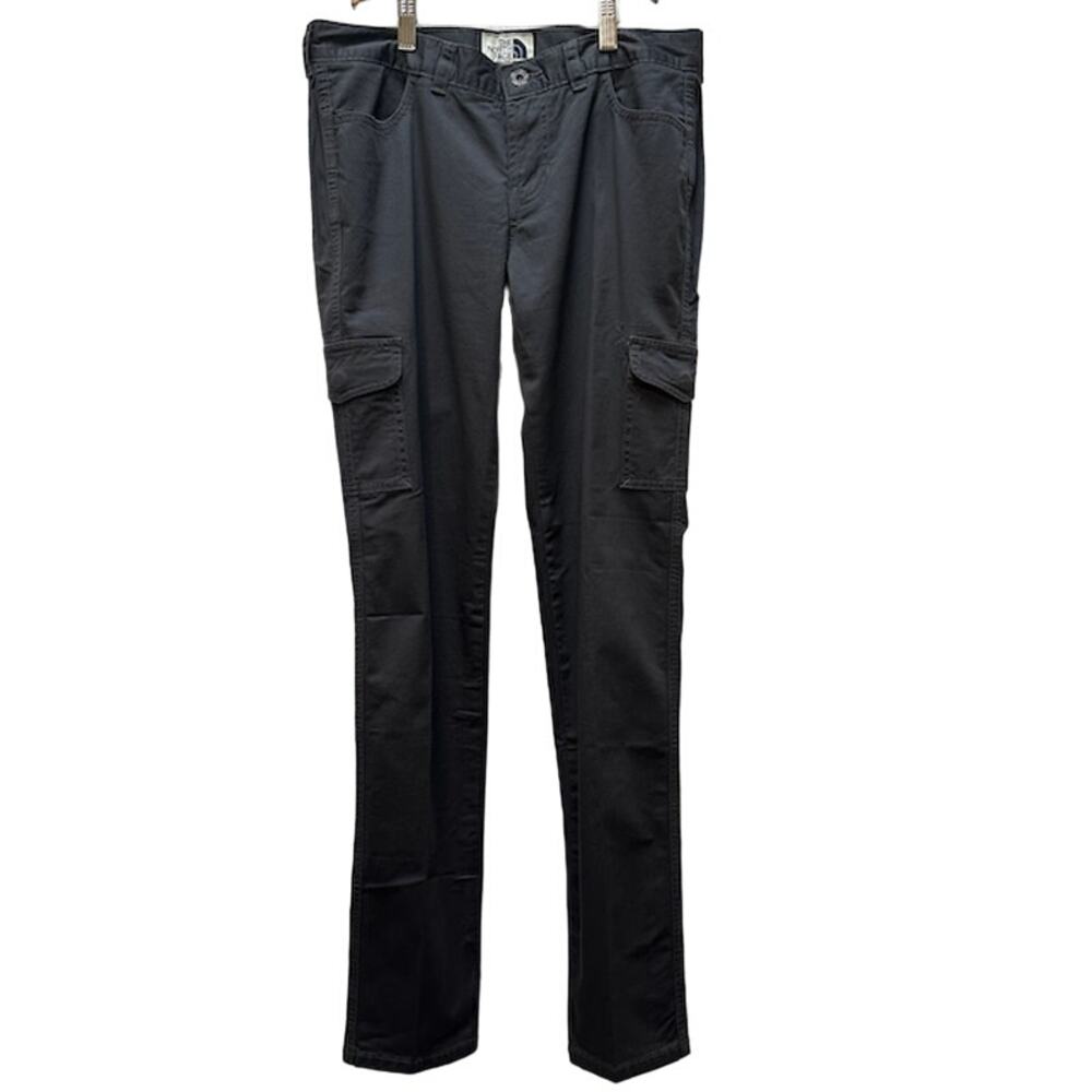 The North Face Womens Cargo Pants Grey Graphite Slim Straight Leg Heritage 6 NWT
